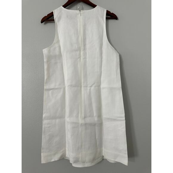 J.Crew Bow-Front Shift Linen Dress size Large - Picture 3 of 5